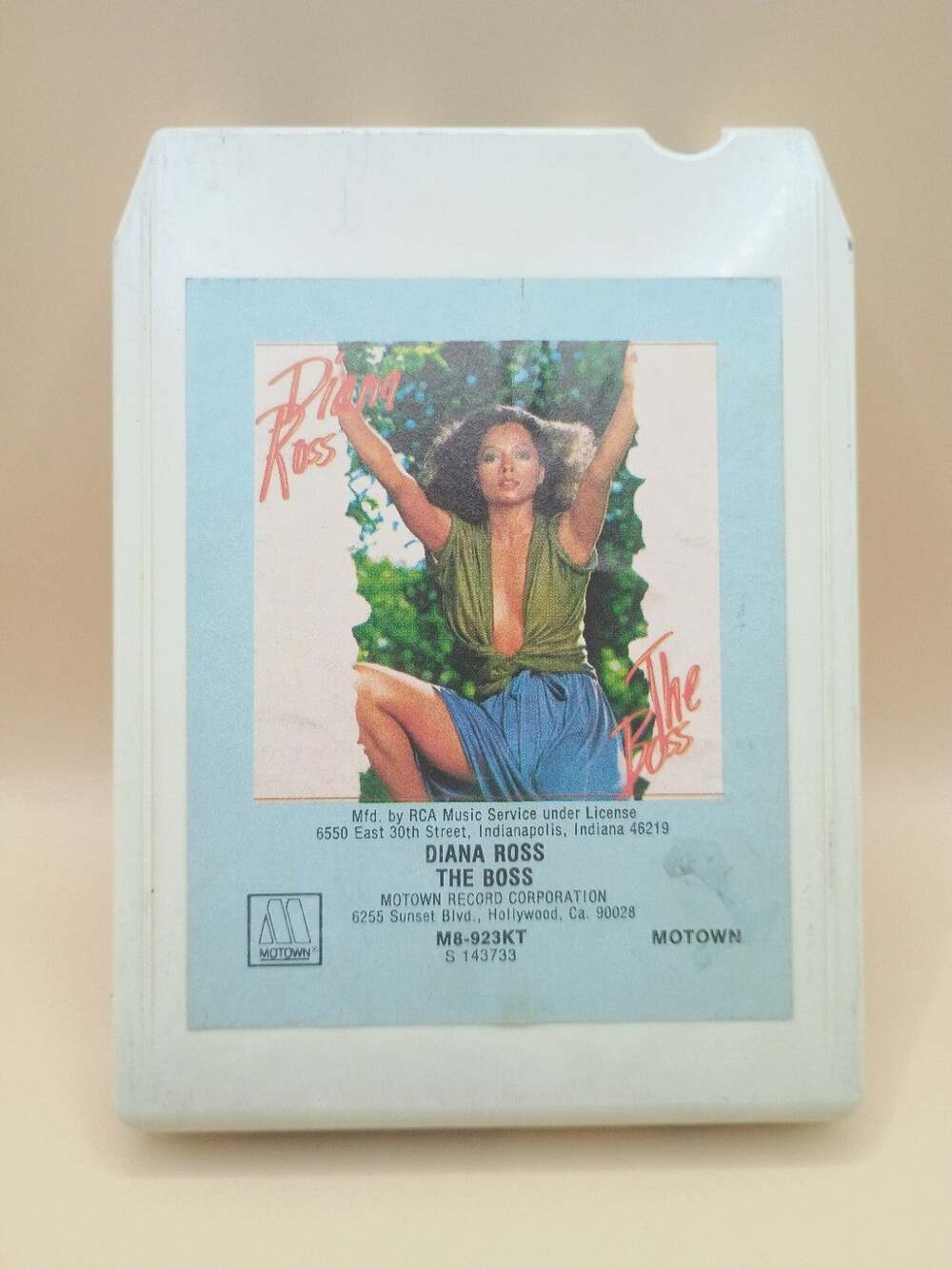Diana Ross The Boss 1979 Year 8 Track Tape, Tested, Working Excellent